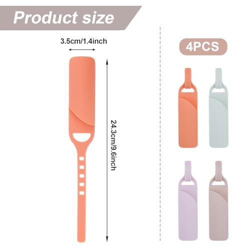 4pcs Lipstick Keychain Holders - Image 3