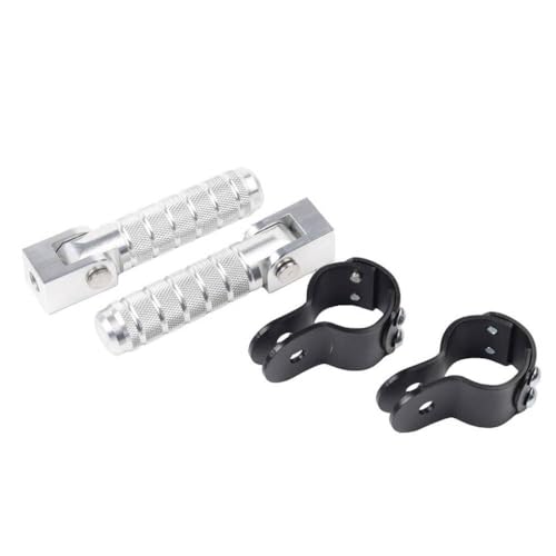 1Pair Motorcycle Universal Pedals Folded Footrest Footpeg For Motorcycles Mopeds Bicycle 650...