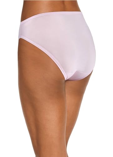 Image of Jockey Women's Underwear Elance French Cut - 3 Pack Underwear Women Pack, 100% Cotton, Chalky Pink /Painted Purple Meadow /Majestic Berry, 8