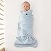 KYTE BABY Unisex Rayon Made from Bamboo Sleep Bag Swaddler for Babies, 1.0 Tog (Fog)