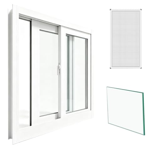 Ventana corrediza de aluminio 101x33cm con cristal templado para tejado 2