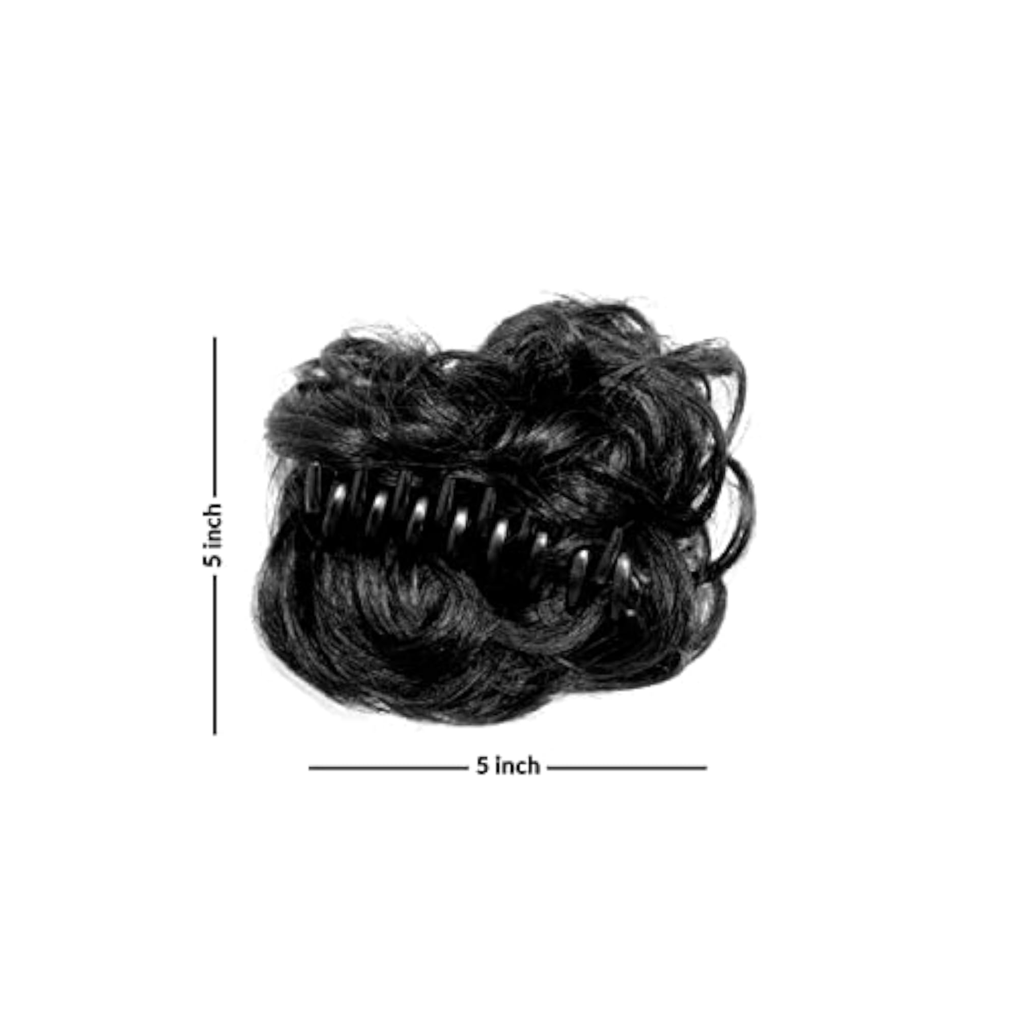 Artificial Juda Hair Bun with Clutcher for Women