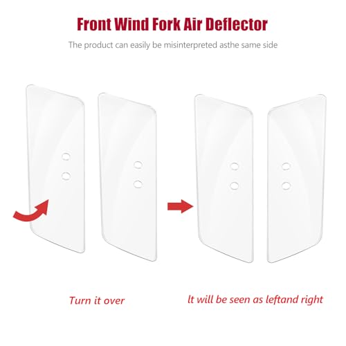 BRZOXIN Fork Wind Deflectors