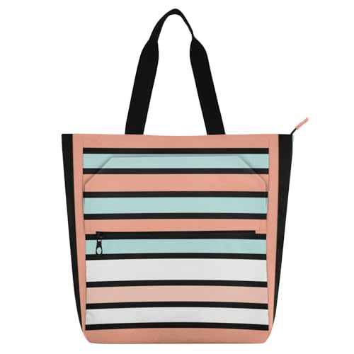 Sac fourre-tout pour enfants et adultes avec poche extérieure zippée