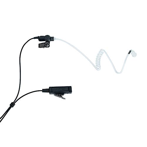 Image of 2 Wire Covert Acoustic Tube Earpiece Headset PTT MIC for 1 PIN 2.5MM Motorola Talkabout Walkie Talkie 2 Way Radio MD200TPR MH230R MR350R MS350R MT350R MG160A MH230TPR