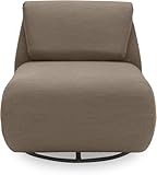 DOMO. collection Outdoor Sessel Spiekeroog, Polstersessel mit Rückenfunktion und Drehfunktion, wetterfest, Gartenmöbel, Gartensofa, 68 x 88 x 67 cm (BxTxH), braun