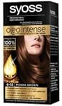Syoss Oleo Intense Hair Color Dye 100% Pure Oils 0% Amonia 4-18 Mokka Brown