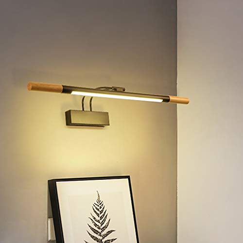 Applique murale LED salle de bain anti-ombre éclairage miroir noir chaud - 7