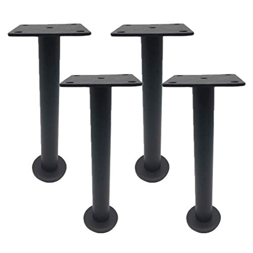Patas de sofá de acero inoxidable de diseño minimalista negro 30cm 2