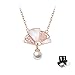 TOMYEUS Collier 925 Clavicule Argent Sterling Chaîne Chinoise Scale de Poisson Petit Ventilateur Collier de Ventilateur Pendentifs pour Femmes