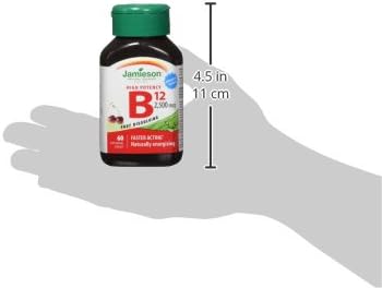 Miniatura 5 de JAMIESON Vitamina B122500mcg (Methylcobalamin), 60Sublingual tabletas