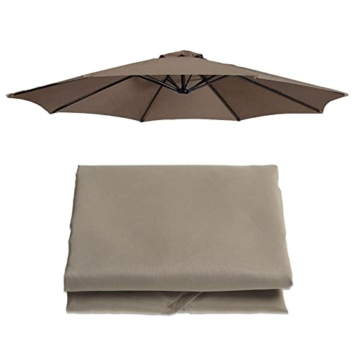 Toile de rechange parasol de marché ombrage frais pour repas de jardin et table de patio