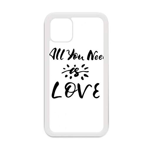 Coque iPhone 12 Pro Max All You Need is Love en terrasse ou au bureau
