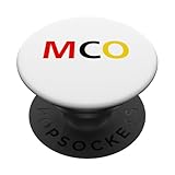 MCO Airport Code-Orlando Travel Apparel PopSockets Adhesive PopGrip