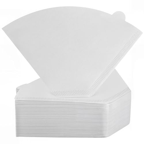 Image of Clinuse 200Pcs #4 Cone Coffee Filters 8-12 Cup Compatible with Ninja Maker