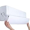 Beito 1 Paquete Cubierta De Aire Acondicionado para El Hogar Deflector De Aire Acondicionado Ajustable Parabrisas La GuíA De Viento RetráCtil Evita El Soplado Directo (Blanco, 56 Cm-102 Cm)