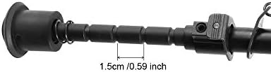 JASHKE Rifle Bipods 6"-9" Adjustable Hunting Bipod Folding Spring Return Tactical Bipod Included Adapter