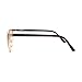 SA106 Mens 90s Fashion Metal Rim Rectangle Bifocal Light Sunglasses Reader Gold +1.25