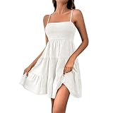 milkmaid sundress babydoll dress for women women's sundresses summer beach dresses for women 2025 plus size sundresses summer sundresses for women 2025 flowy dresses white eyelet dress for women short sundresses for women 2025 red dresses for women c...