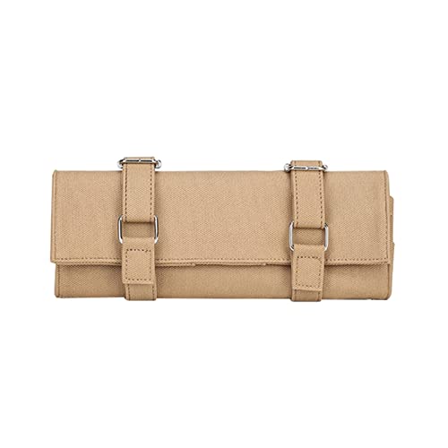 Sac de taille de coupe de cheveux marron pour ciseaux et outils de coiffure