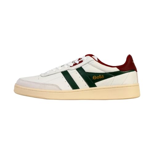 Gola Contact Leather CMB261WH la basket en cuir souple contre la fatigue des pieds