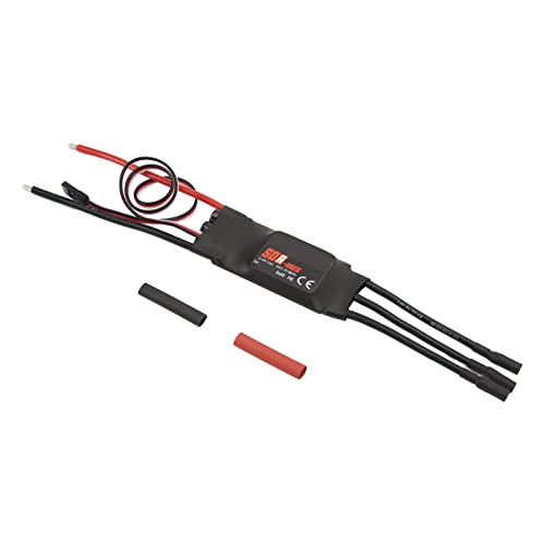 Jeffergarden ���m�� 50A �u���V���X�d�q�X�s�[�h �R���g���[���[ ESC ���肵���p�t�H�[�}���X������� RC ���f���q��@�p�A�y�ʃu���b�N 53g/1.9oz ���f���q��@�p