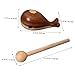 LIGHTAOTAO Wooden Temple Block Mallet for Car Dashboard Instrument Ornaments Cute Whale Design Rhythm Block Percussion Instrument