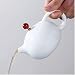 AAGG Juego de té Cerámica XI Shi Pot Dehua White Tetera Lateral...