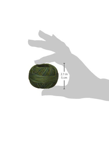 Hilo de Algodón Lizbeth 210 Yardas Verde Selva 25g miniatura 3
