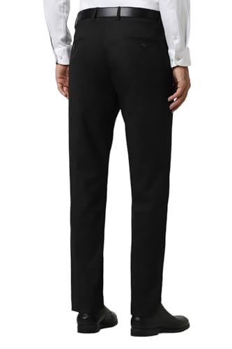 Image of Peter England Men's Mid Rise Slim Casual Pants