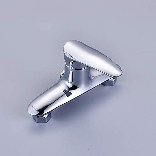 Rubinetti Dell'Acqua, Rubinetto in Ottone Caldo e Freddo a Parete Moderno Cromato a Parete Rubinetto per Doccia Rubinetto Dell'Acqua Rubinetto Miscelatore Manuale Interruttore Di Comando V