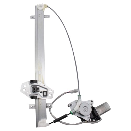 Image of TRQ Front Passenger Side Power Window Motor and Regulator Assembly Compatible with 2003-2006 Acura MDX