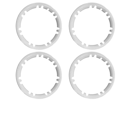 Cache-moyeux pour Tesla Model Y 19 pouces protection intégrale des jantes blanches