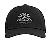 Nevada Est. 1864 Vintage Mountains Nature Outdoor Gift Adjustable Printed Baseball Hat, Black #1