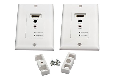 Best Seller AVUE Wall Plate HDMI Extender Over Cat5e or Cat6 Cables up to 200 Feet with IR, Support 3D Best Seller AVUE Wall Plate HDMI Extender Over Cat5e or Cat6 Cables up to 200 Feet with IR, Support 3D