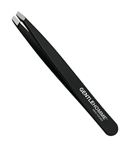 Gentlehomme Pince à épiler professionnelle pour sourcils et barbe en acier inoxydable pour homme Cover