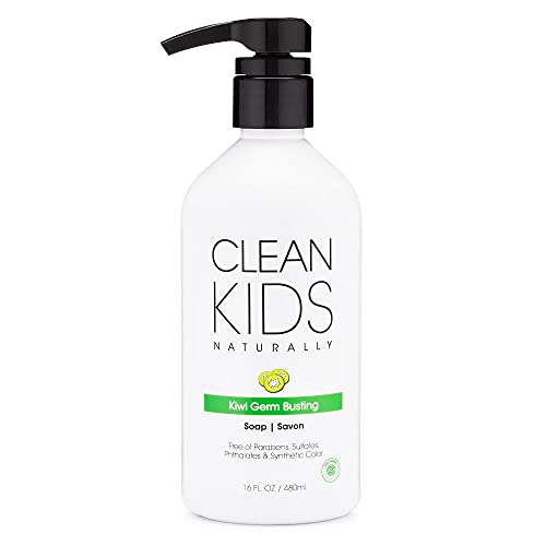 Clean Kids Naturally Kiwi Germ Busting Soap, 16 oz
