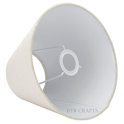 Image of 10 inch Inches, Small-Medium, Conical Lamp Shade, Cotton Fabric, Flex Color