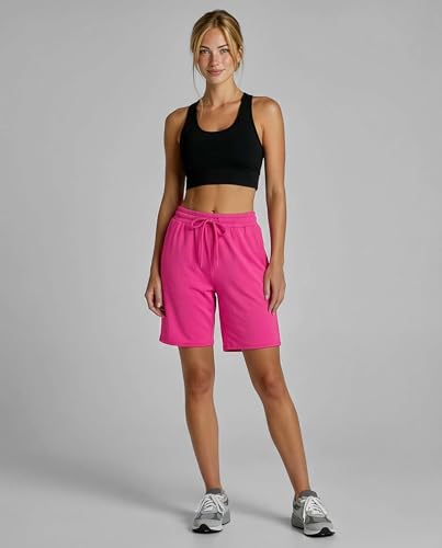 Image of 4 Pack: Women's Dry-Fit Athletic 7 inch Bermuda Long High Waisted Running Shorts Available in Plus Size Set