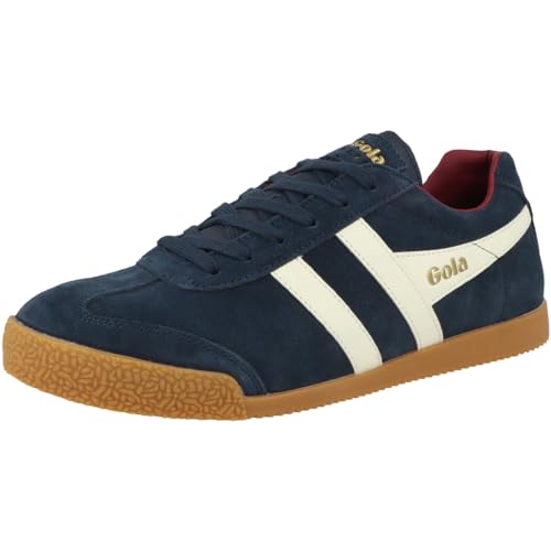 Image of Gola Equipe Suede - Sneakers for Men - Contrasting Wingflash - Heel Return - Durable Cupsole - Low Silhouette