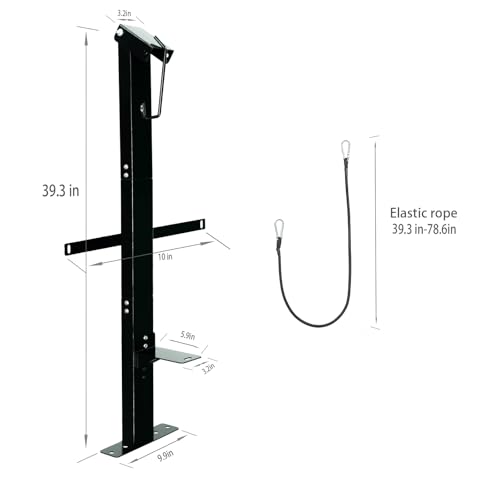 Heavy-Duty Backpack Leaf Blower Rack for Trailers, Leaf Blower Rack Holder Compatible with Stihl, Adjustable Leaf Blower Backpack Storage Holder for 22\'\'-26\'\' Blowers, Enclosed Trailer Accessories - Thumbnail 3