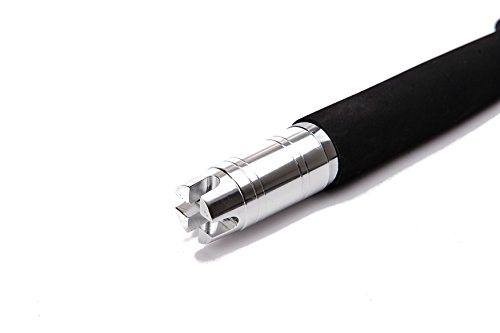 E Series - Caña de Pescar Spinning Portátil de Grafito Conqueror de 3 Piezas Caña Pesada Spin (30-50 Lbs, Garantía Limitada de 1 Año) miniatura 7