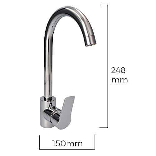 Sink Mixer high spout edm, Multicoloured - Image 2