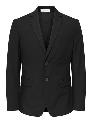 Blazer Frml Onskyle ONLY & SONS veste de costume noire super slim pour le bureau