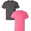 Charcoal/Safety Pink