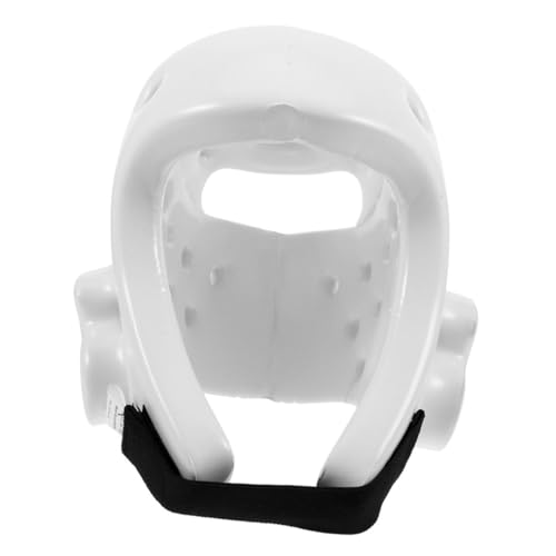 Casque de boxe pour entraînement de karaté et hockey sur glace modèle blanc