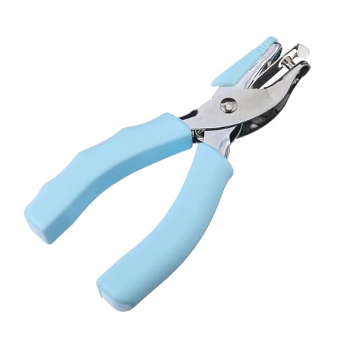 FOYTOKI Pinza Per Buchi Cintura Manuale Macchina Per Punzonatura Meccanismo Doppia Leva Perforatrice Per Pelle Pratica e Facile Da Usare Design Ergonomico