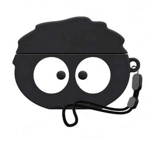 Image of Anvique Silicone Case Cover for Oneplus Nord Buds 4 Pro, Scratch Resistance, Shock Absorption, with Premium Carabiner (Briquette Cartoon Lanyard)