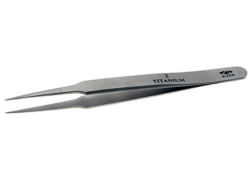 Aven 18046TT, Titanium Tweezers 2, Pack of 10 pcs