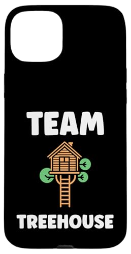 Nature tree house in minimalist trees simple team tree house �X�}�z�P�[�X iPhone 15 Plus �p